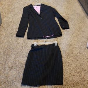 Buisness professional two piece pinstripe set